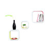 Lot de 3 &eacute;tag&egrave;res design bicolore NEW POP