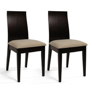 Lote de 2 sillas EVA de roble malayo de color wenge image pub1