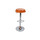 Lote de 2 taburetes de bar CAPSULE de color naranja image pub1
