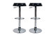 Lote de 2 taburetes de bar CAPSULE de color negro image 1