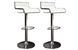 Lote de 2 taburetes de bar WAVES color blanco image 2