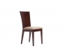 Lots de 2 Chaises MAIDA cuisine / salle &agrave; manger - WENGE - Assise Microfibre marron clair image 1