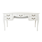 Mesa de despacho ministro 5 cajones LOUISA � color blanco image pub1