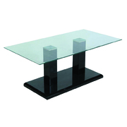 Mesa de sal&oacute;n moderna rectangular ASHLEY de color negro image pub1