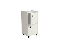 Meuble de rangement enfant 2 portes blanc ETOILE