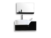 Meuble de salle de bain Jasper : vasque, meuble sous vasque et miroir