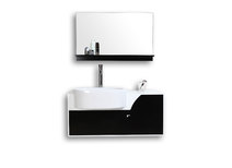Meuble de salle de bain Jasper : vasque, meuble sous vasque et miroir