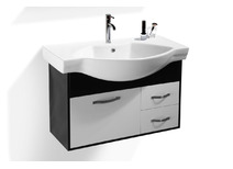 Meuble de salle de bain Skyler : vasque, meuble sous vasque et miroir