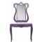 Meuble de salle de bains / console baroque violet Louisa