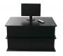 Meuble t&eacute;l&eacute; noir 4 tiroirs up to you by Dominique David 