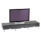 Meuble TV design gris laqu&eacute; BROOKLIN 
