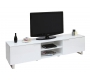 Meuble TV design laqu&eacute; blanc HALIFAX