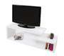 Meuble TV design laqu&eacute; blanc HALTON