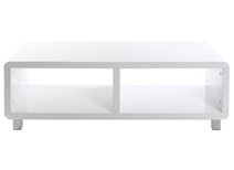 Meuble TV design laqu&eacute; blanc PIXY 