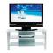 Meuble tv design laqu&eacute; gris Drive