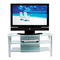 Meuble tv design laqu&eacute; gris Drive