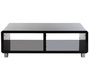 Meuble TV design laqu&eacute; noir PIXY