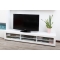 Meuble TV design lumineux 1.89 m blanc SYMBIOSIS
