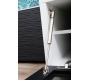 Meuble TV design lumineux 1.89 m blanc SYMBIOSIS