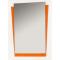 Meubles de salle de bains orange Pop : vasque, meuble sous vasque et miroir