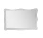 Miroir baroque argent avec tablette Louisa