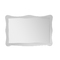 Miroir baroque argent avec tablette Louisa