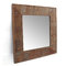 Miroir bois carr&eacute; GLADIA