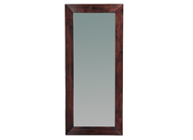 Miroir mural en bois 80 x 180 cm weng&eacute; Daffodil