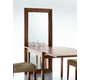 Miroir mural en bois 80 x 180 cm weng&eacute; Daffodil