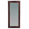 Miroir mural en bois 80 x 180 cm weng&eacute; Daffodil