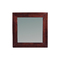 Miroir mural en bois 80 x 80 cm weng&eacute; Daffodil