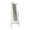 Miroir / psych&eacute; baroque blanc Louisa