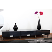 Mueble de tele lacado gris BROOKLIN image pub1
