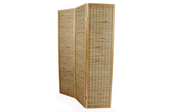Paravent bambou et bois style asiatique Nawa
