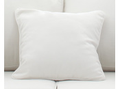Petit coussin 40x40 coton blanc