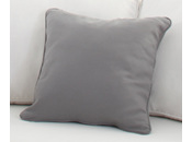 Petit coussin 40x40 coton gris
