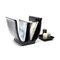 Porte-revues design noir TULIP