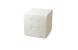 Pouf carr&eacute; blanc ANGELO image 1