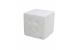 Pouf carr&eacute; blanc ANGELO image 2