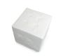 Pouf carr&eacute; blanc ANGELO image 3