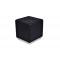 Pouf carr&eacute; MANHATTAN - coloris noir