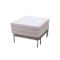 Pouf convertible chocolat microfibre Diego