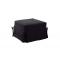 Pouf convertible noir microfibre Diego