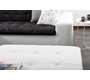 Pouf design blanc KINLEY