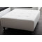 Pouf design blanc KINLEY