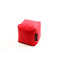 Pouf design carr&eacute; rouge CUBAG 