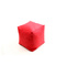 Pouf design carr&eacute; rouge CUBAG 