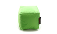 Pouf design carr&eacute; vert anis CUBAG  
