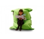Pouf design polyester vert anis SMALL MILIBAG