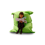 Pouf design polyester vert anis SMALL MILIBAG